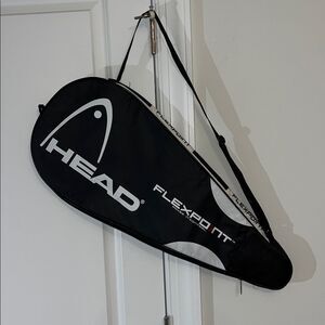 Black racket racquet Head Flexopoint Performance carry tennis shoulder bag